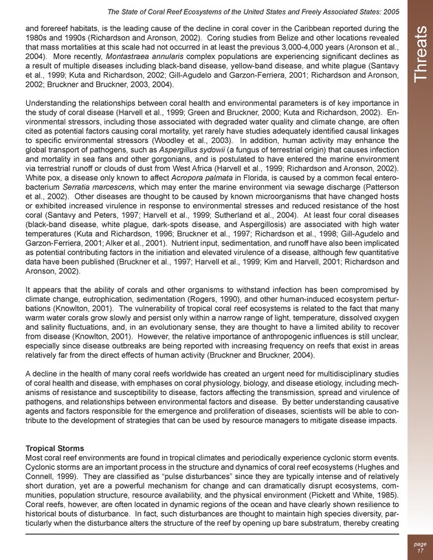 The state of coral reef ecosystems of the United States and Pacific freely associated states : 2005 - Page 17