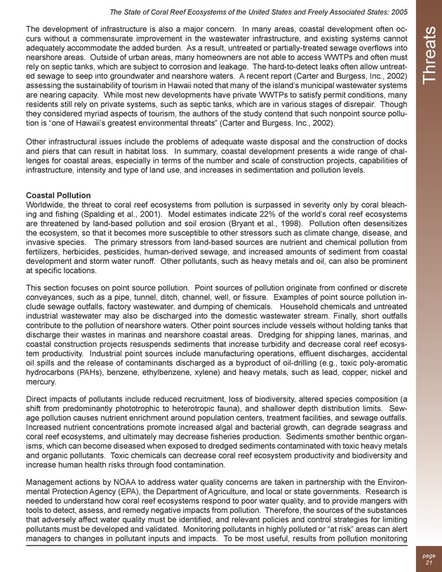 The state of coral reef ecosystems of the United States and Pacific freely associated states : 2005 - Page 21