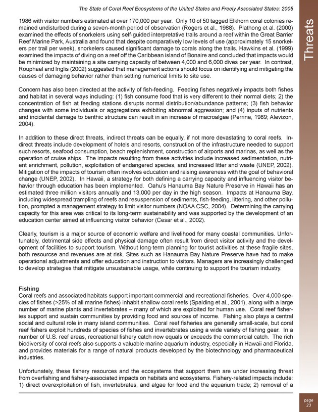 The state of coral reef ecosystems of the United States and Pacific freely associated states : 2005 - Page 23