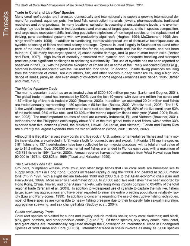 The state of coral reef ecosystems of the United States and Pacific freely associated states : 2005 - Page 26