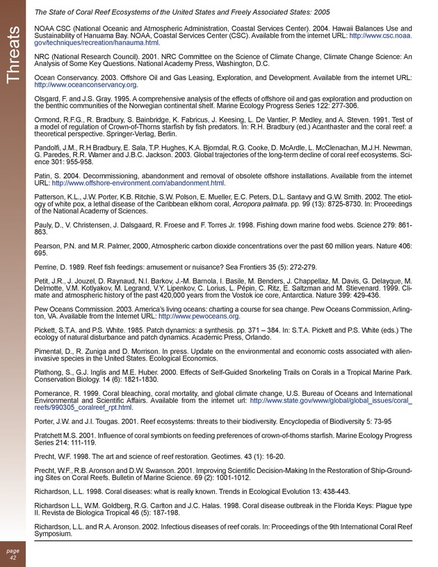 The state of coral reef ecosystems of the United States and Pacific freely associated states : 2005 - Page 42