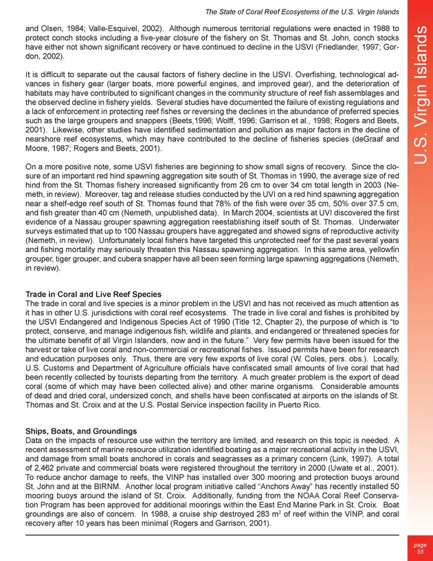 The state of coral reef ecosystems of the United States and Pacific freely associated states : 2005 - Page 55