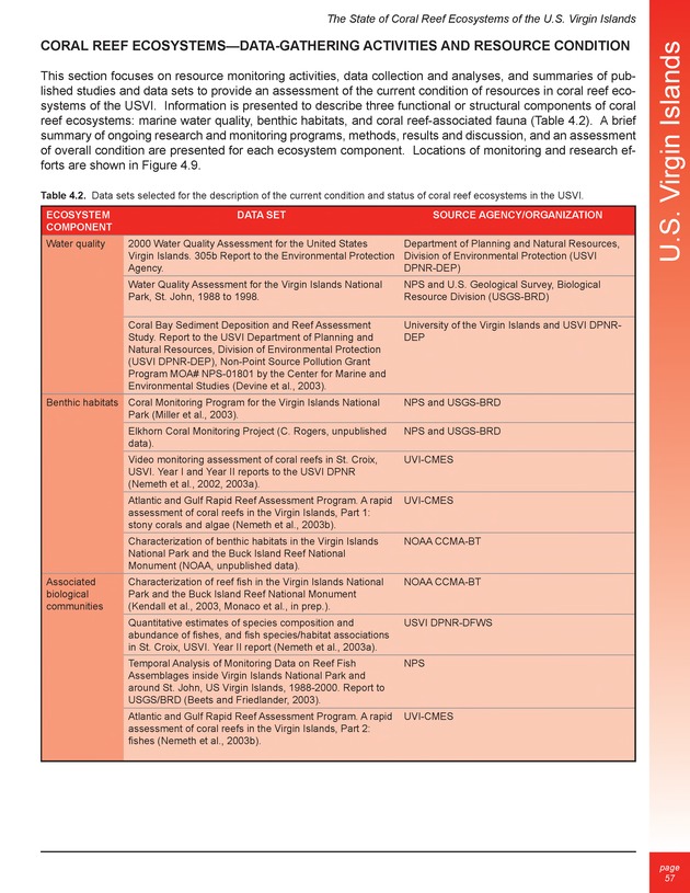 The state of coral reef ecosystems of the United States and Pacific freely associated states : 2005 - Page 57