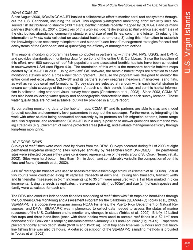 The state of coral reef ecosystems of the United States and Pacific freely associated states : 2005 - Page 77