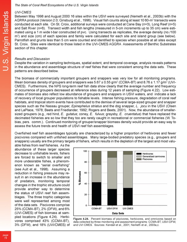 The state of coral reef ecosystems of the United States and Pacific freely associated states : 2005 - Page 78