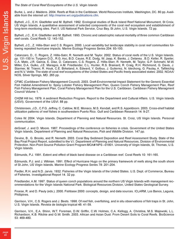 The state of coral reef ecosystems of the United States and Pacific freely associated states : 2005 - Page 86