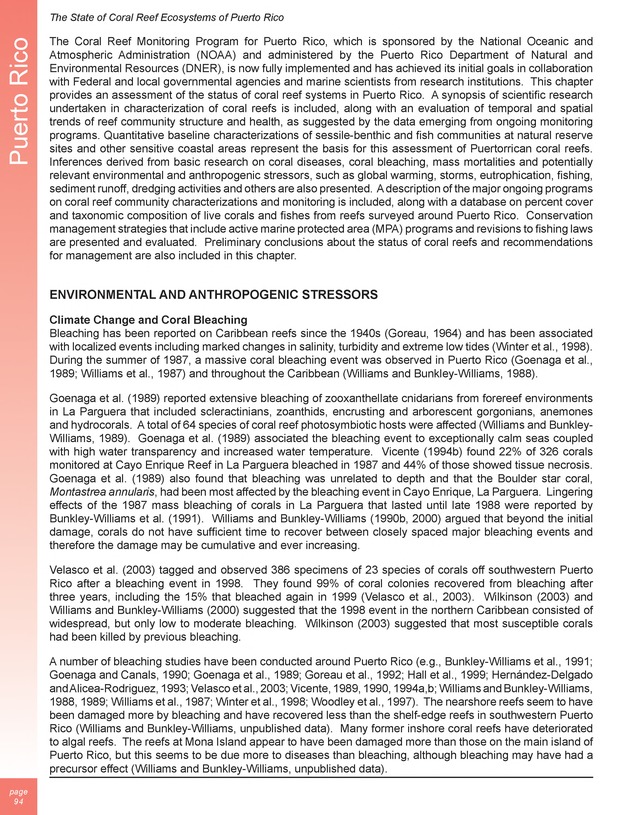 The state of coral reef ecosystems of the United States and Pacific freely associated states : 2005 - Page 94