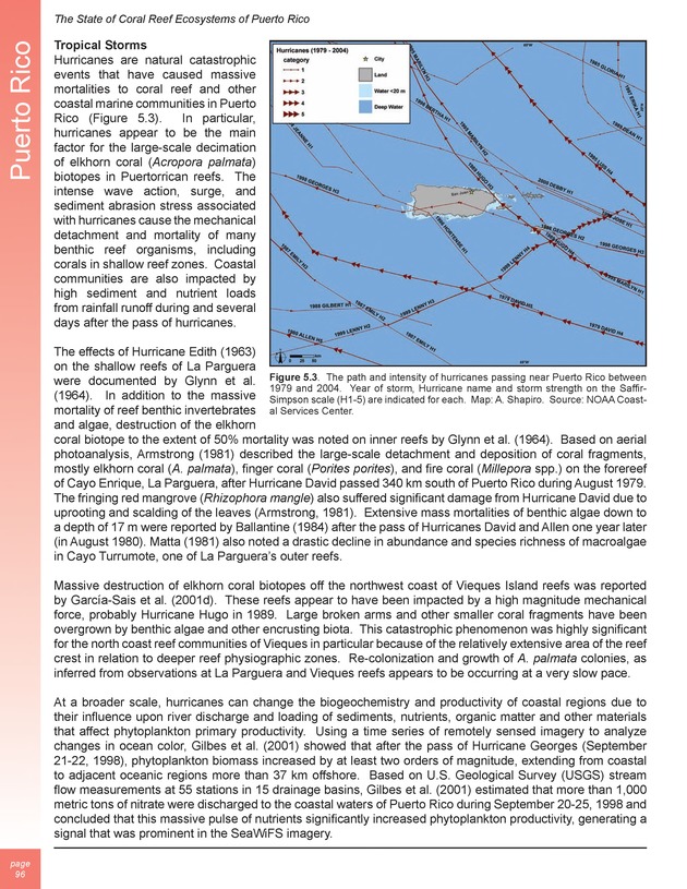 The state of coral reef ecosystems of the United States and Pacific freely associated states : 2005 - Page 96