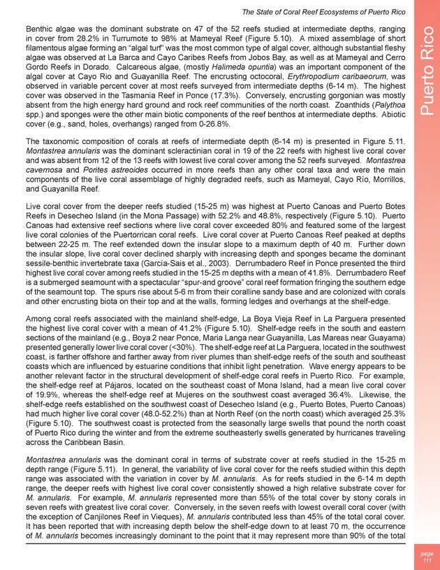 The state of coral reef ecosystems of the United States and Pacific freely associated states : 2005 - Page 111