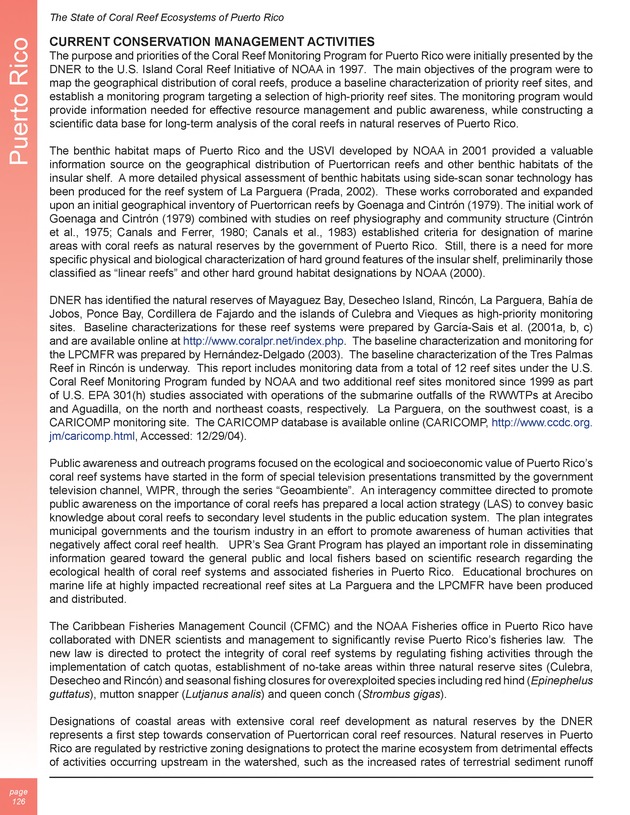 The state of coral reef ecosystems of the United States and Pacific freely associated states : 2005 - Page 126