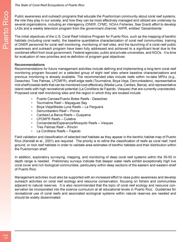 The state of coral reef ecosystems of the United States and Pacific freely associated states : 2005 - Page 128