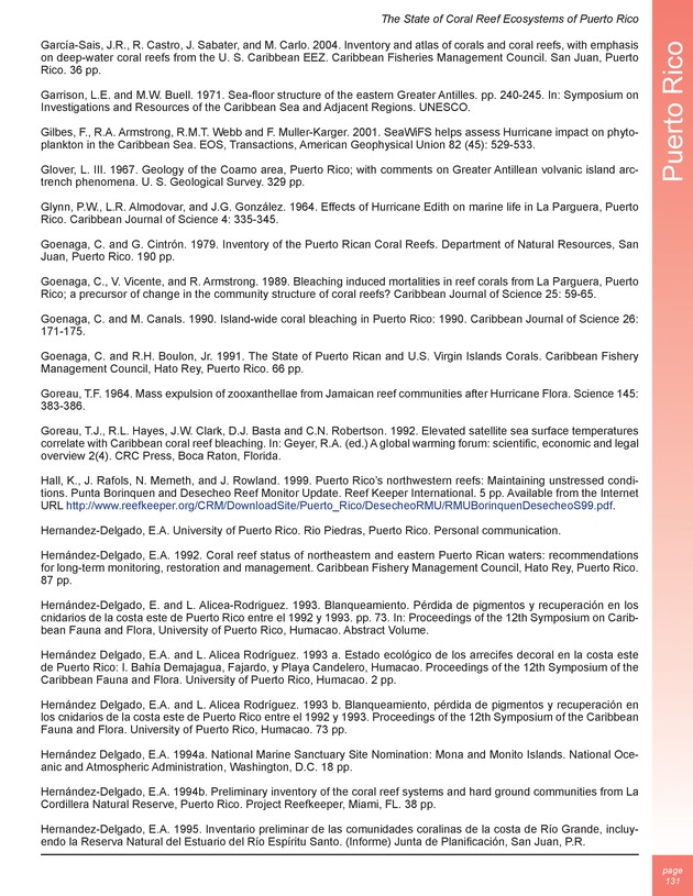 The state of coral reef ecosystems of the United States and Pacific freely associated states : 2005 - Page 131