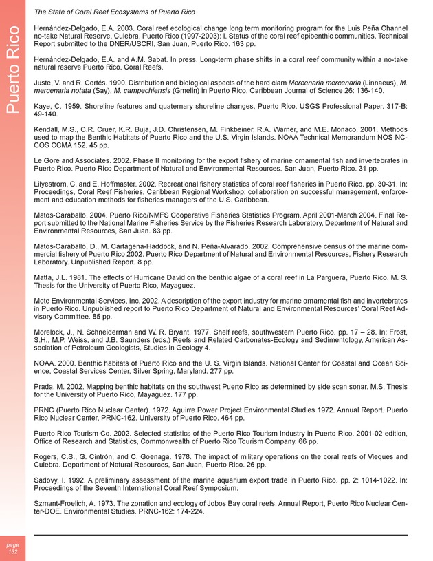 The state of coral reef ecosystems of the United States and Pacific freely associated states : 2005 - Page 132