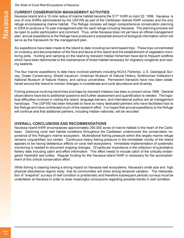 The state of coral reef ecosystems of the United States and Pacific freely associated states : 2005 - Page 148