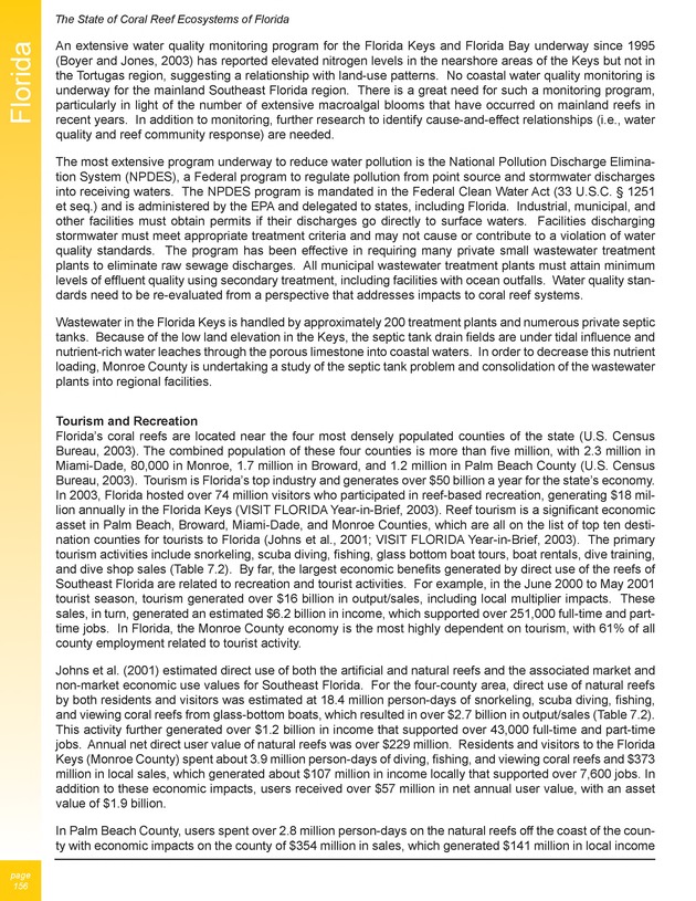 The state of coral reef ecosystems of the United States and Pacific freely associated states : 2005 - Page 156