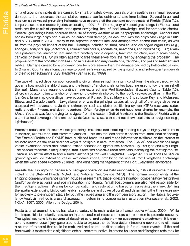 The state of coral reef ecosystems of the United States and Pacific freely associated states : 2005 - Page 160