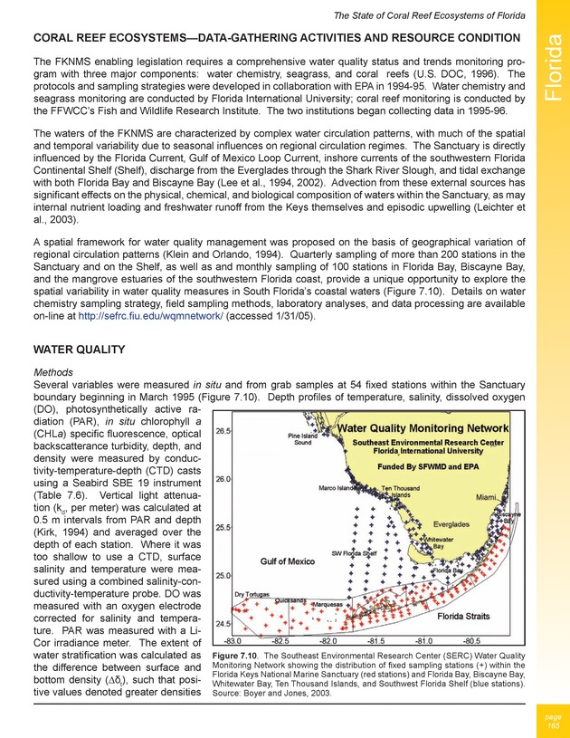 The state of coral reef ecosystems of the United States and Pacific freely associated states : 2005 - Page 165