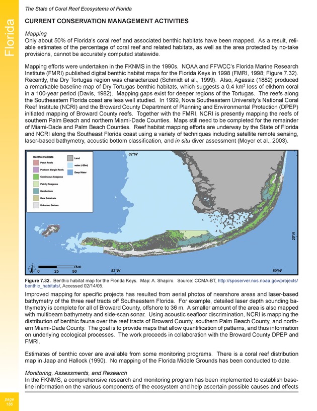 The state of coral reef ecosystems of the United States and Pacific freely associated states : 2005 - Page 186