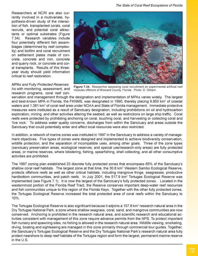 The state of coral reef ecosystems of the United States and Pacific freely associated states : 2005 - Page 189