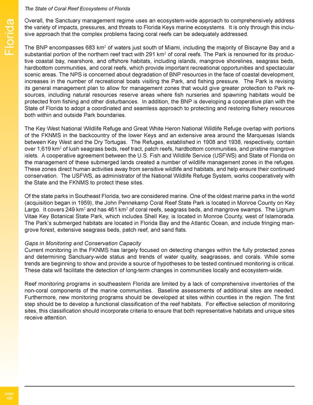 The state of coral reef ecosystems of the United States and Pacific freely associated states : 2005 - Page 190