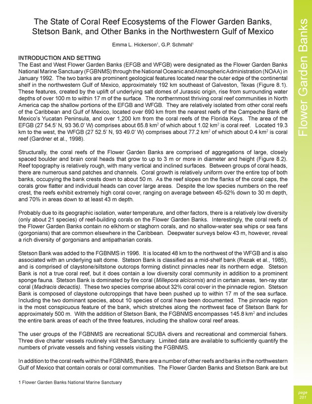 The state of coral reef ecosystems of the United States and Pacific freely associated states : 2005 - Page 201