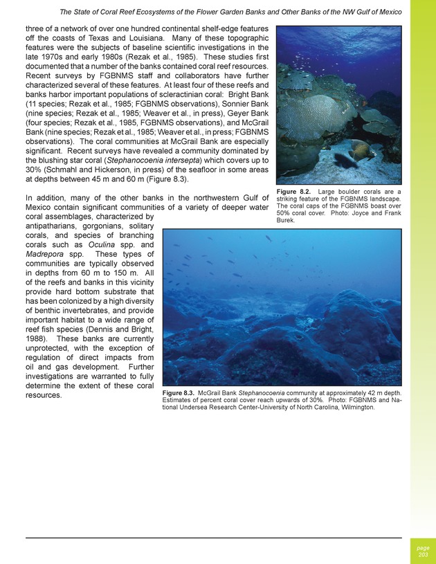 The state of coral reef ecosystems of the United States and Pacific freely associated states : 2005 - Page 203