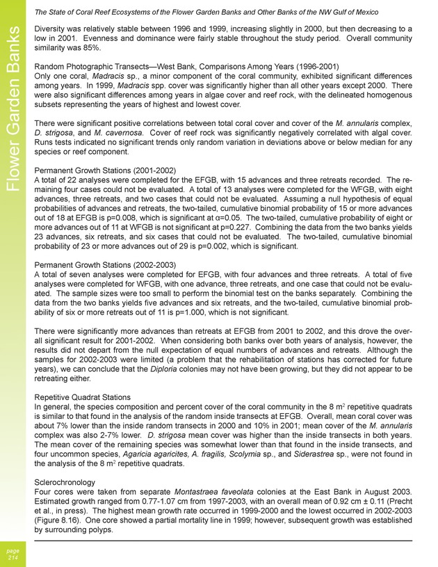 The state of coral reef ecosystems of the United States and Pacific freely associated states : 2005 - Page 214