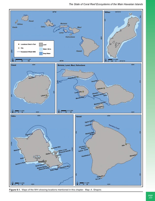 The state of coral reef ecosystems of the United States and Pacific freely associated states : 2005 - Page 223