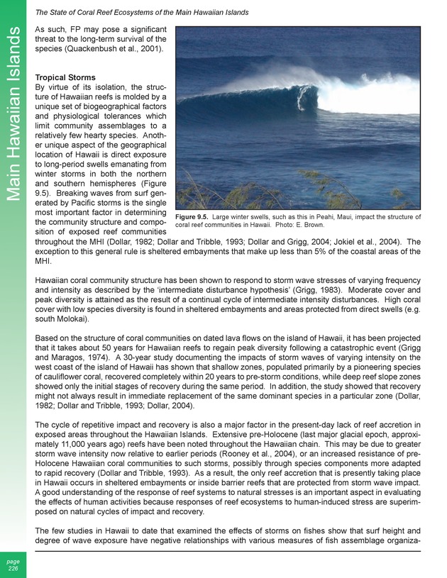 The state of coral reef ecosystems of the United States and Pacific freely associated states : 2005 - Page 226