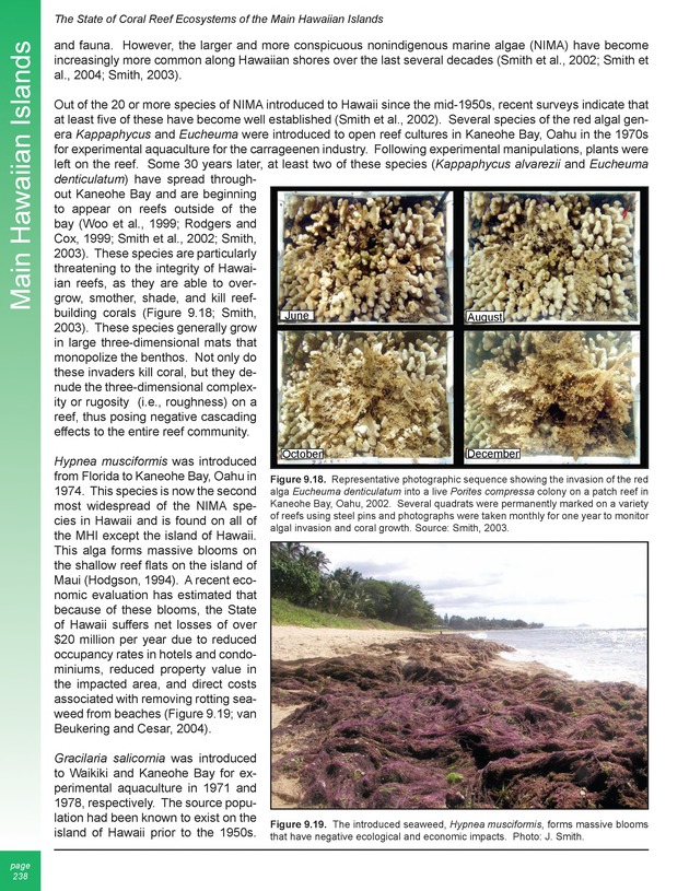 The state of coral reef ecosystems of the United States and Pacific freely associated states : 2005 - Page 238