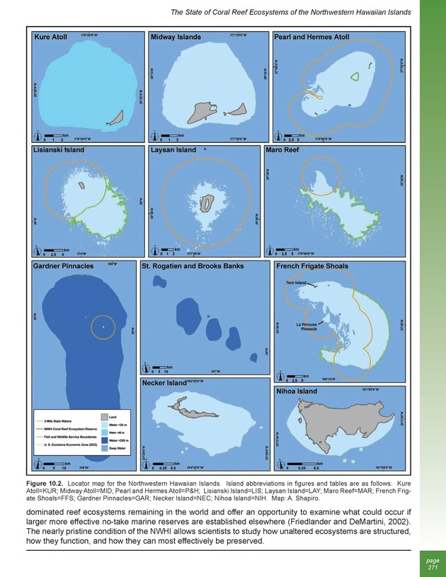 The state of coral reef ecosystems of the United States and Pacific freely associated states : 2005 - Page 271