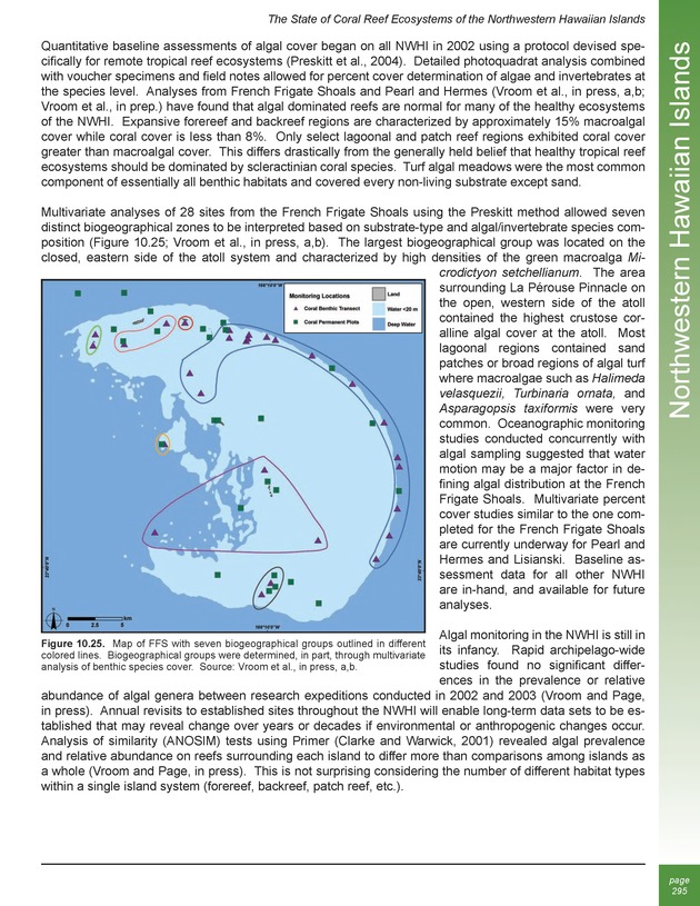 The state of coral reef ecosystems of the United States and Pacific freely associated states : 2005 - Page 295