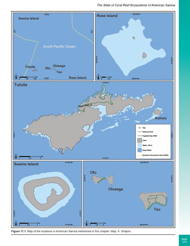 The state of coral reef ecosystems of the United States and Pacific freely associated states : 2005 - Page 313