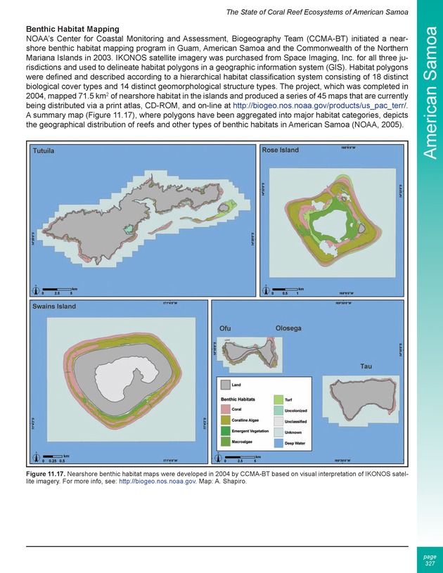 The state of coral reef ecosystems of the United States and Pacific freely associated states : 2005 - Page 327