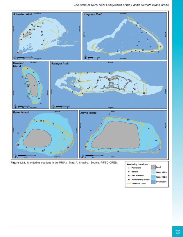 The state of coral reef ecosystems of the United States and Pacific freely associated states : 2005 - Page 349