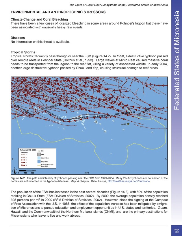 The state of coral reef ecosystems of the United States and Pacific freely associated states : 2005 - Page 389