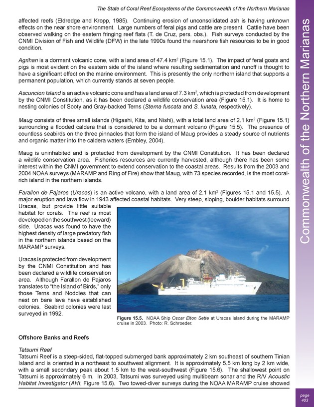 The state of coral reef ecosystems of the United States and Pacific freely associated states : 2005 - Page 403