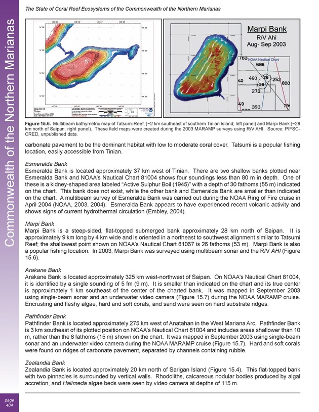 The state of coral reef ecosystems of the United States and Pacific freely associated states : 2005 - Page 404