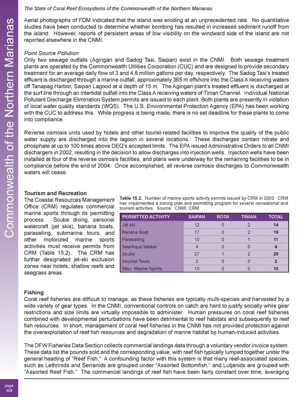 The state of coral reef ecosystems of the United States and Pacific freely associated states : 2005 - Page 408