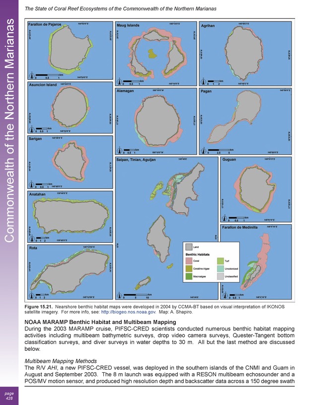 The state of coral reef ecosystems of the United States and Pacific freely associated states : 2005 - Page 428