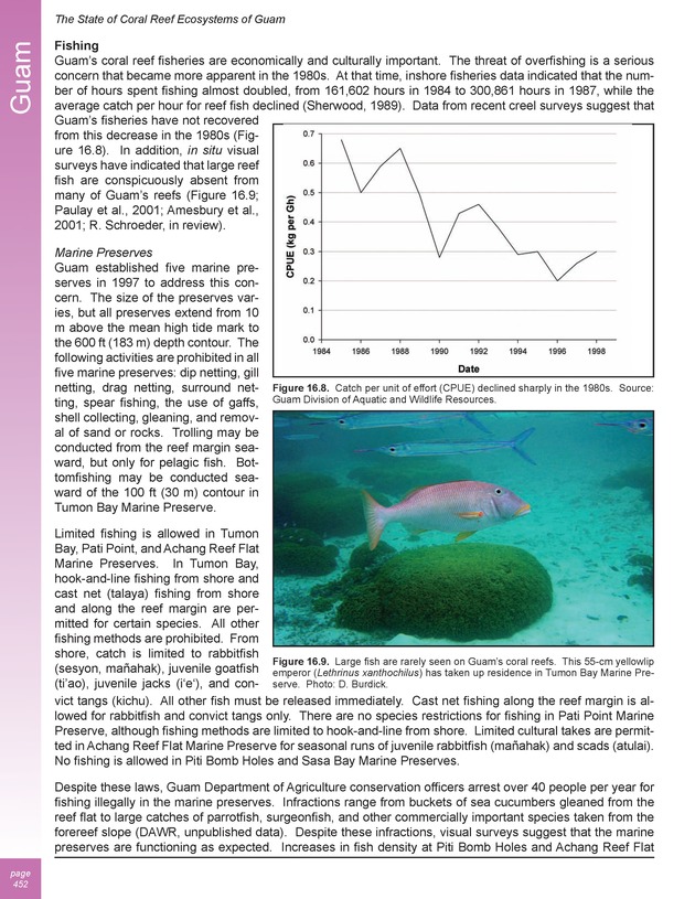 The state of coral reef ecosystems of the United States and Pacific freely associated states : 2005 - Page 452