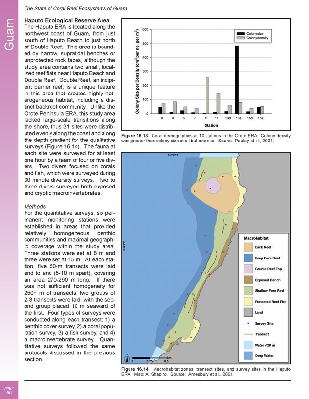 The state of coral reef ecosystems of the United States and Pacific freely associated states : 2005 - Page 464