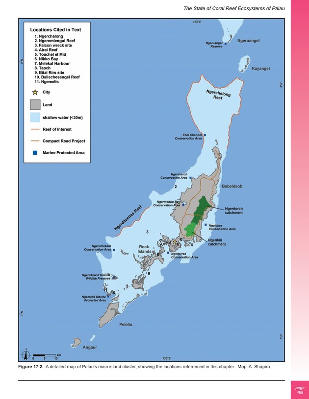 The state of coral reef ecosystems of the United States and Pacific freely associated states : 2005 - Page 489