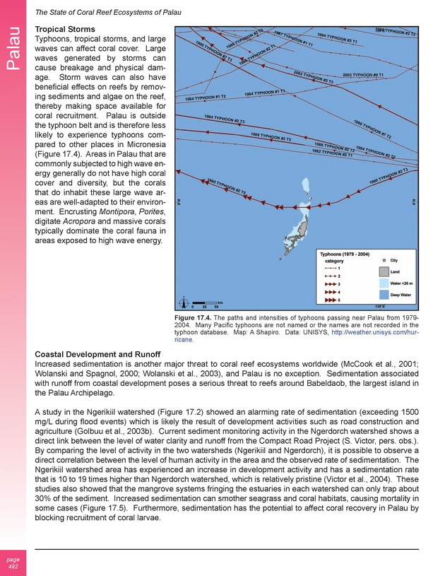 The state of coral reef ecosystems of the United States and Pacific freely associated states : 2005 - Page 492