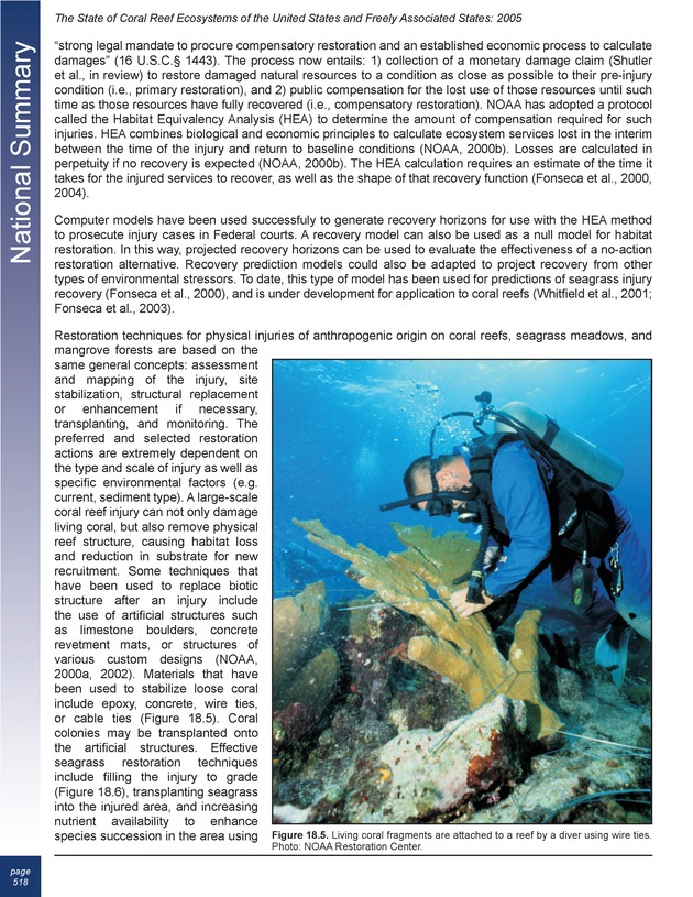 The state of coral reef ecosystems of the United States and Pacific freely associated states : 2005 - Page 518