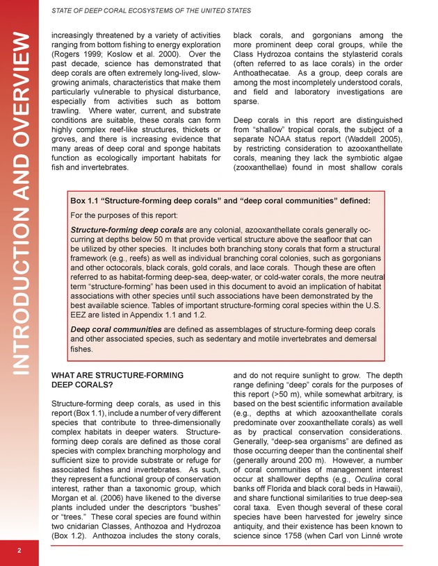 The state of deep coral ecosystems of the United States : 2007 - Page 2