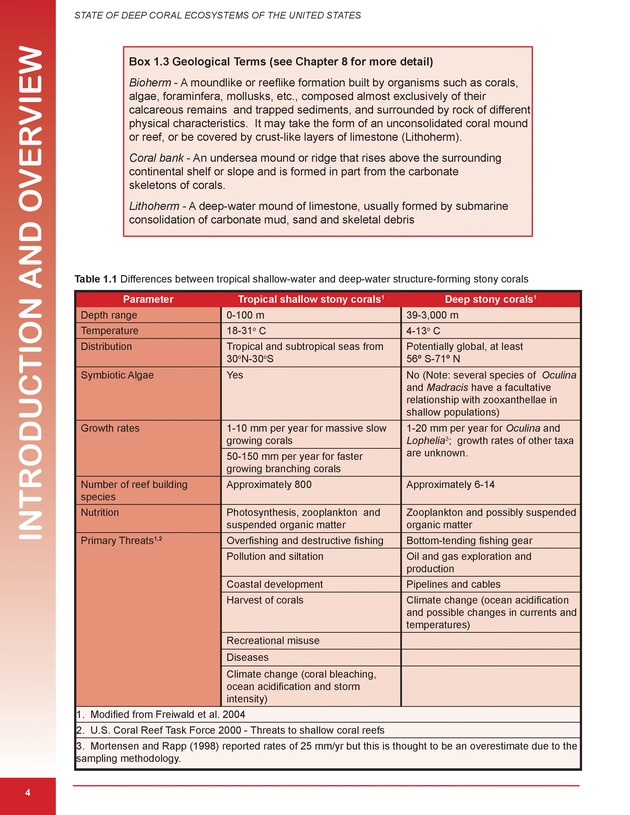 The state of deep coral ecosystems of the United States : 2007 - Page 4