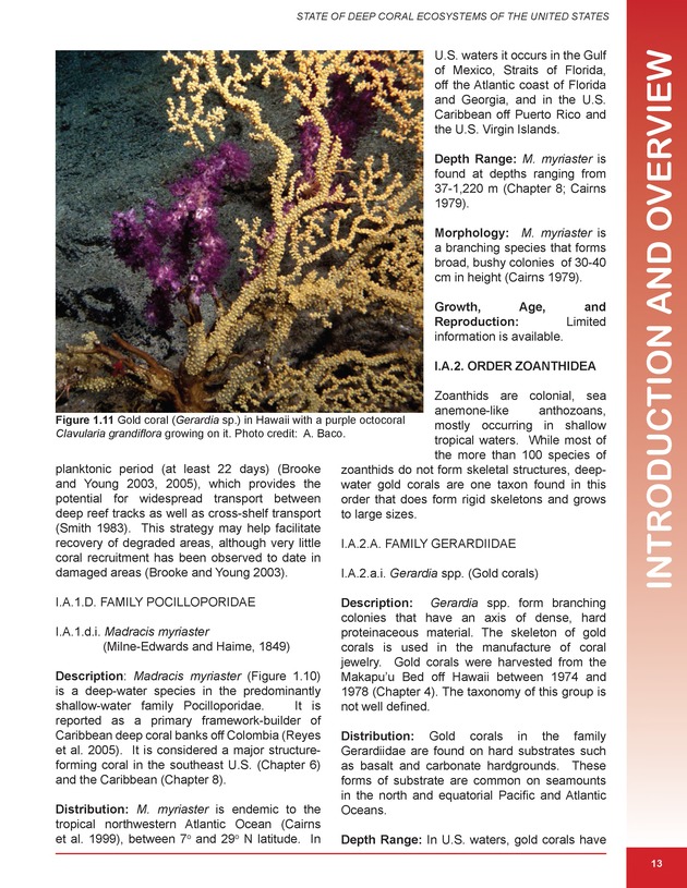 The state of deep coral ecosystems of the United States : 2007 - Page 13