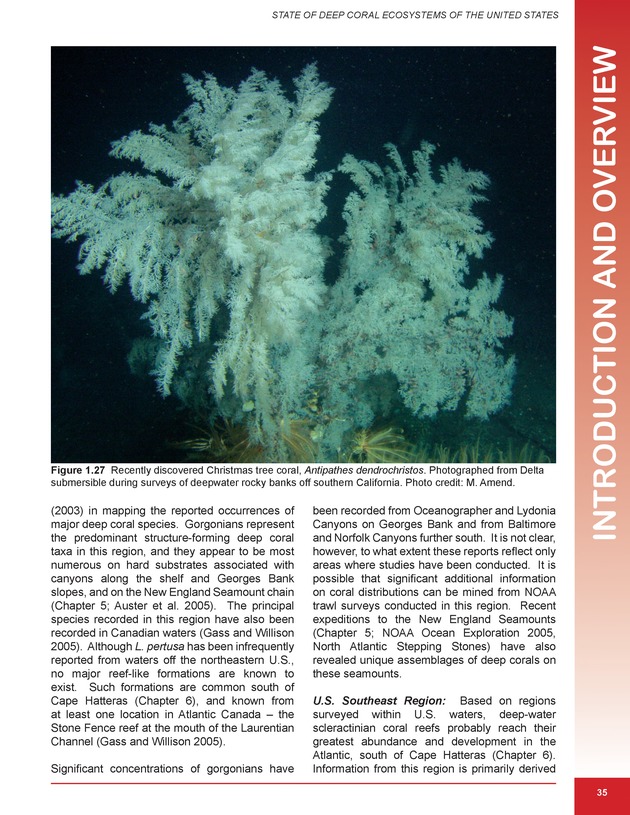 The state of deep coral ecosystems of the United States : 2007 - Page 35