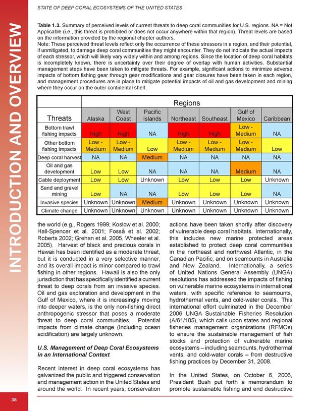 The state of deep coral ecosystems of the United States : 2007 - Page 38